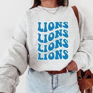 Detroit Lions Lion Pride Football Graphic Fan Sweatshirt